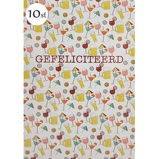 10x Gefeliciteerd