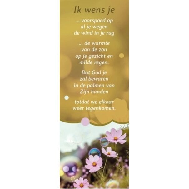 Baaij Light Cards Boekenlegger Ierse Bede