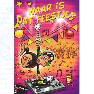 Waar is dat FEESTJE?