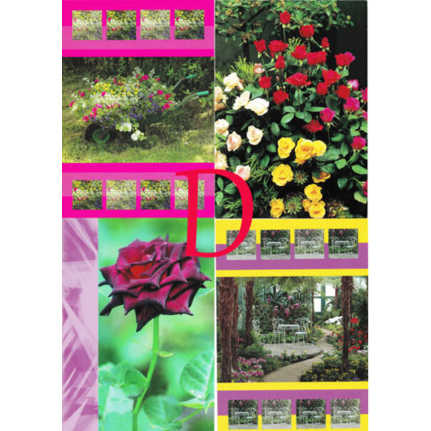 4 Bloemen Postkaarten