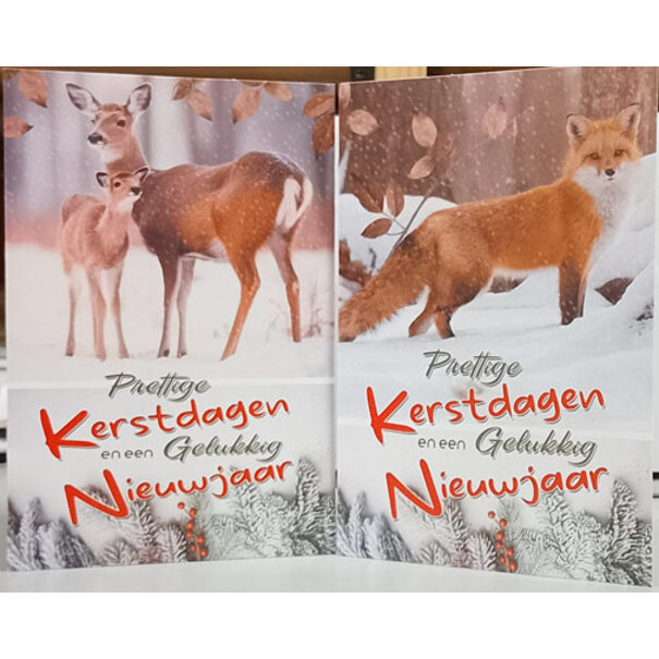 Marant Cards 10 kerstkaarten  - herten