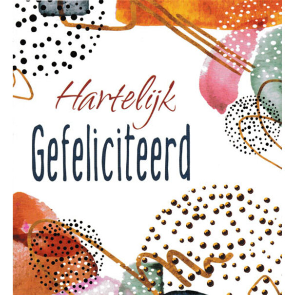 Marant Cards Wenskaart Hartelijk Gefeliciteerd