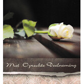 Deelneming - Witte roos