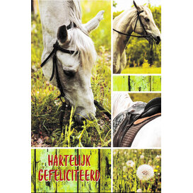Postkaart: Hartelijk Gefeliciteerd