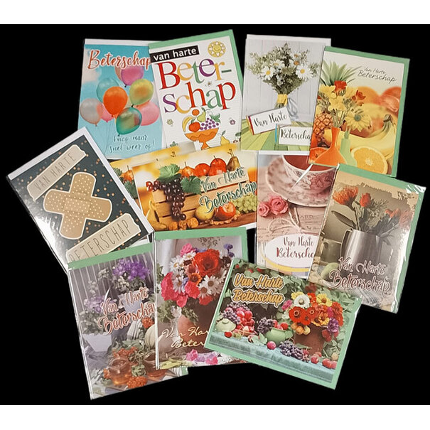 Restant 12 kaarten Beterschap