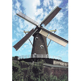 Blanco kaart met molen