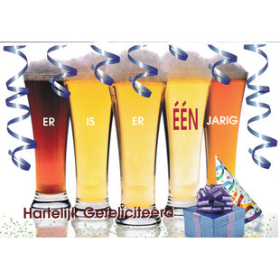 Er is er één jarig....