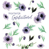 Wenskaart  Gefeliciteerd