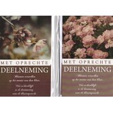 5 Rouwkaartjes met tekst