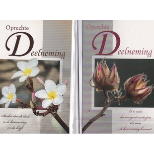 5 Rouwkaartjes (Tekst/Planten)