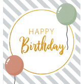 Wenskaart Happy Birthday