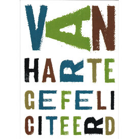 Postkaart Van Harte
