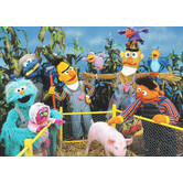 Bert als Vogelverschrikker