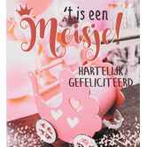 Wenskaart geboorte Dochter