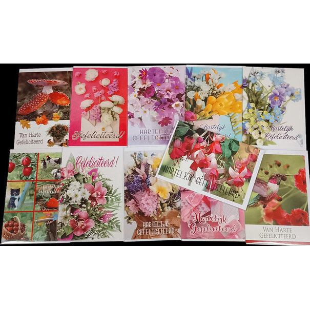 Marant Cards Mixpakket Verjaardag (11st)