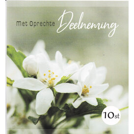 10x Oprechte Deelneming - Bloem