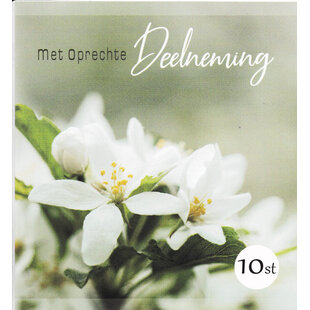 10x Oprechte Deelneming - Bloem