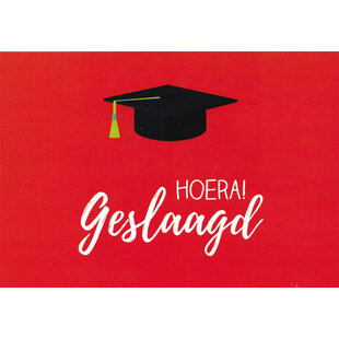 Hoera! Geslaagd!