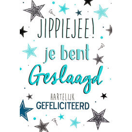 Jippiejee! Geslaagd!