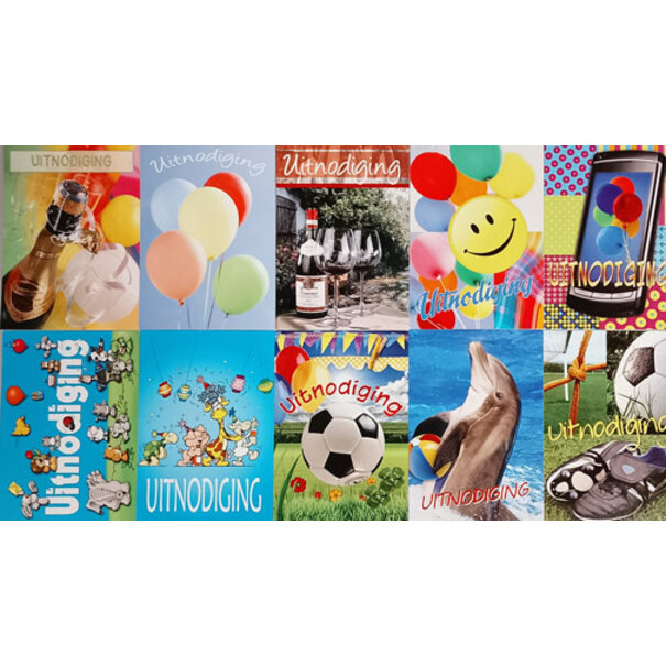 Restant Uitnodigingskaartjes (10st)