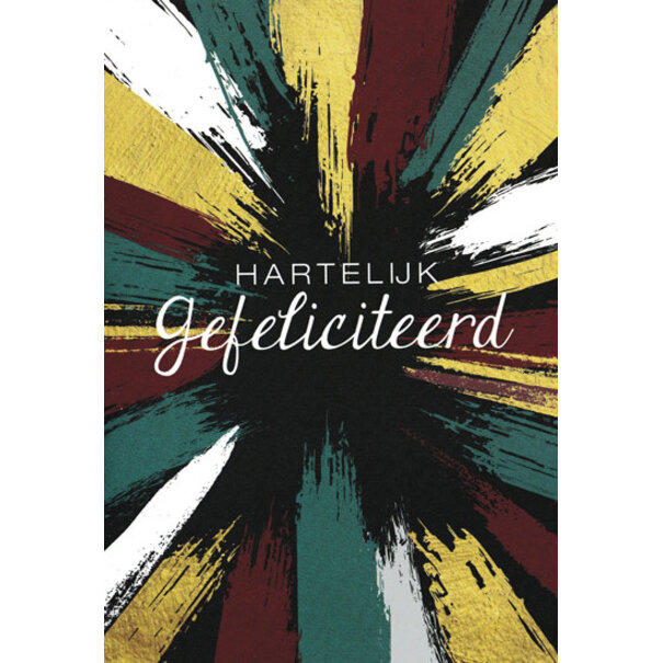 Marant Cards Hartelijk gefeliciteerd