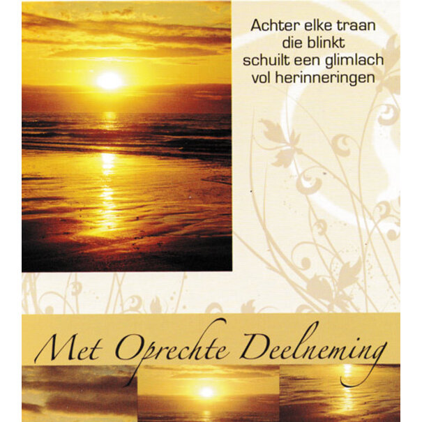 Marant Cards Met Oprechte Deelneming