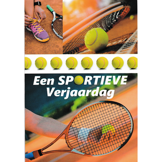 Marant Cards Sportieve verjaardag - Tennis