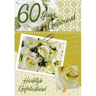 60 jaar - Diamanten Bruiloft