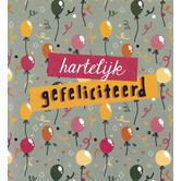 Ballonnen wenskaart