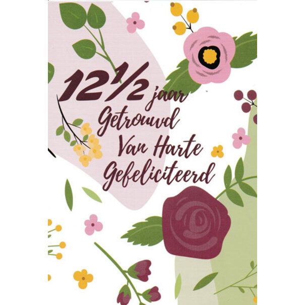12,5 jaar  Getrouwd