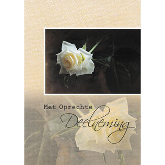 Marant Cards Oprechte Deelneming - Roos
