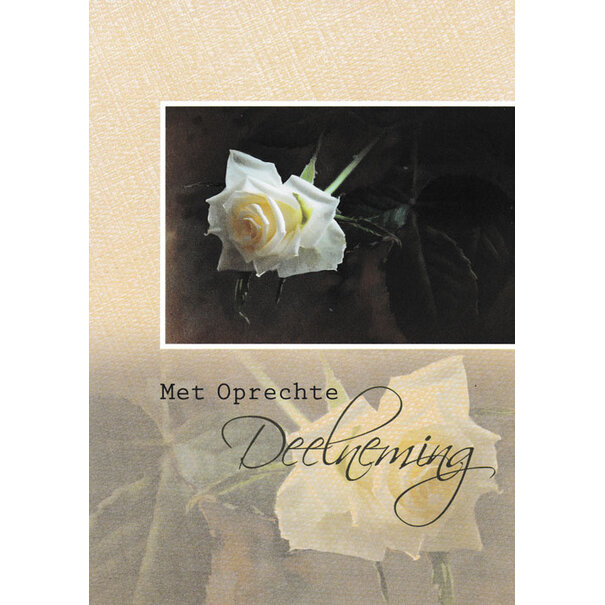 Marant Cards Oprechte Deelneming - Roos