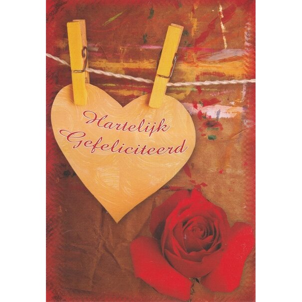 Marant Cards Hartelijk Gefeliciteerd