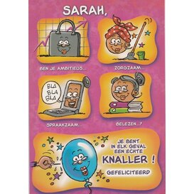 Sarah!  Knaller
