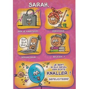 Sarah!  Knaller