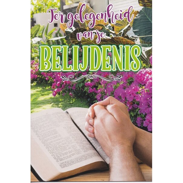 Baaij Light Cards Wenskaart Belijdenis - Gebed