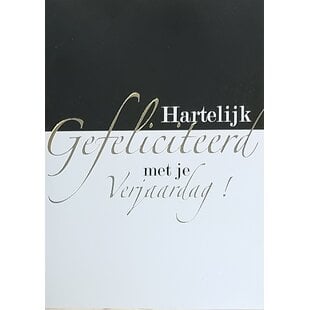 Luxe felicitatiekaart
