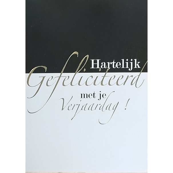 Luxe felicitatiekaart