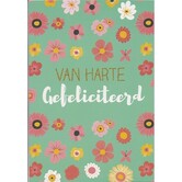 Wenskaart Van Harte Gefeliciteerd
