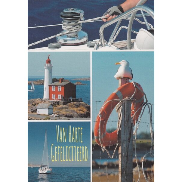 Marant Cards Wenskaart Van Harte Gefeliciteerd
