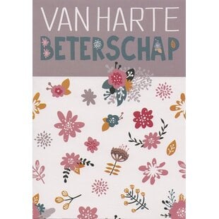 Beterschap wenskaart