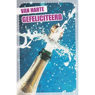 Marant Cards Gefeliciteerd - Champagne