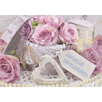 Baaij Light Cards Hartelijk Gefeliciteerd