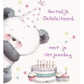 Marant Cards Gefeliciteerd - Panda