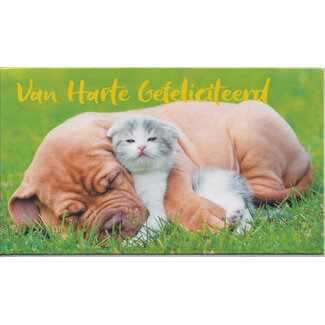 Marant Cards Kado enveloppe - Kat en Hond