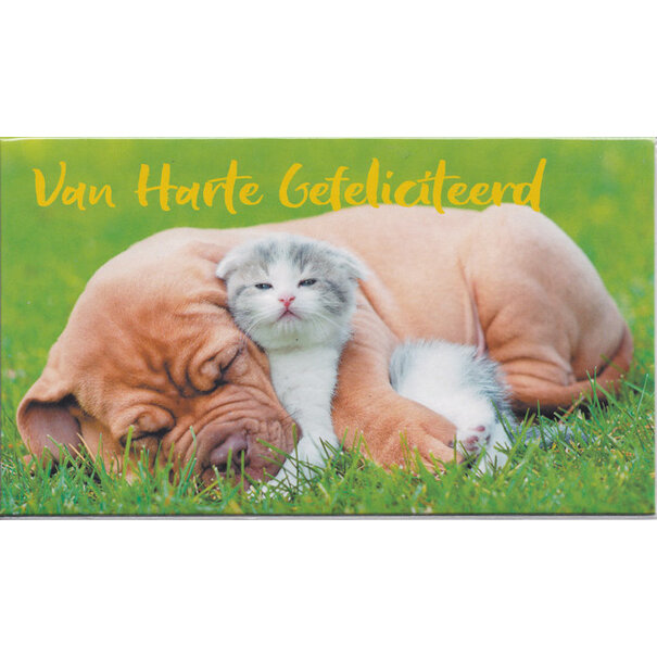 Marant Cards Kado enveloppe - Kat en Hond