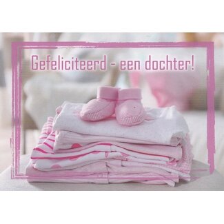 Good Seed Cards Geboortekaart Dochter