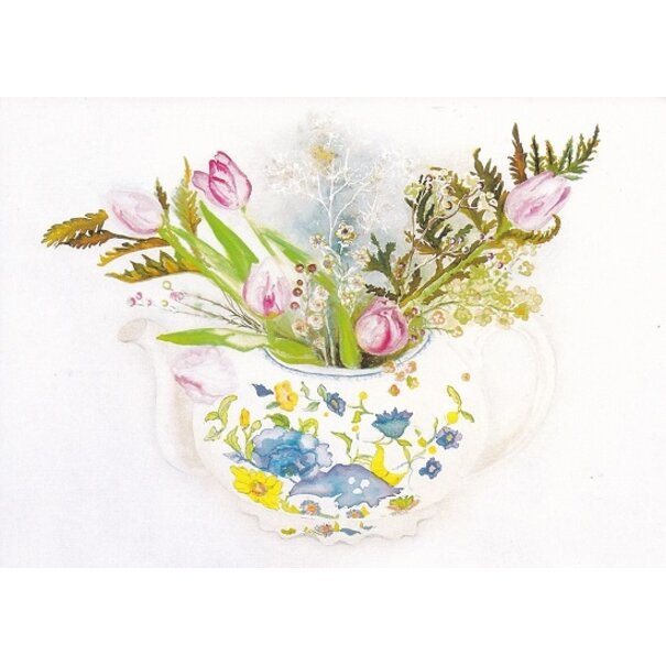 Bloemen theepot