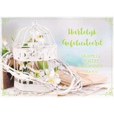 Prentbriefkaart Hartelijk Gefeliciteerd