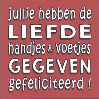 Woodart Handjes & Voetjes